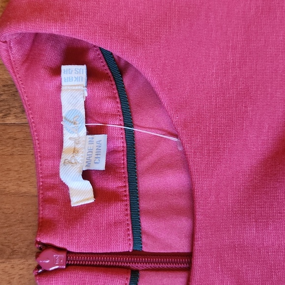 Boden Lavinia Ponte Pink Flutter Sleeve Knee Length Shift Dress Size 4 NWOT - Picture 6 of 16